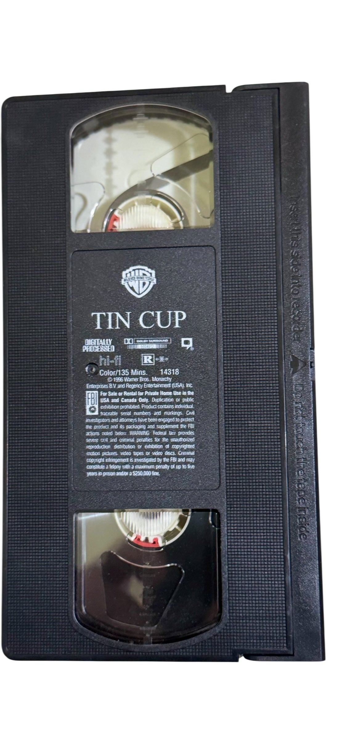 Tin Cup VHS (1996)