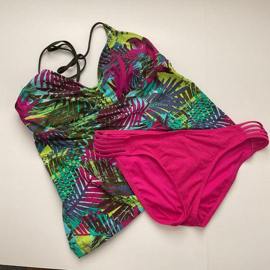 Mossimo Leaves Women’s Swimming 2 Piece Set Size L.