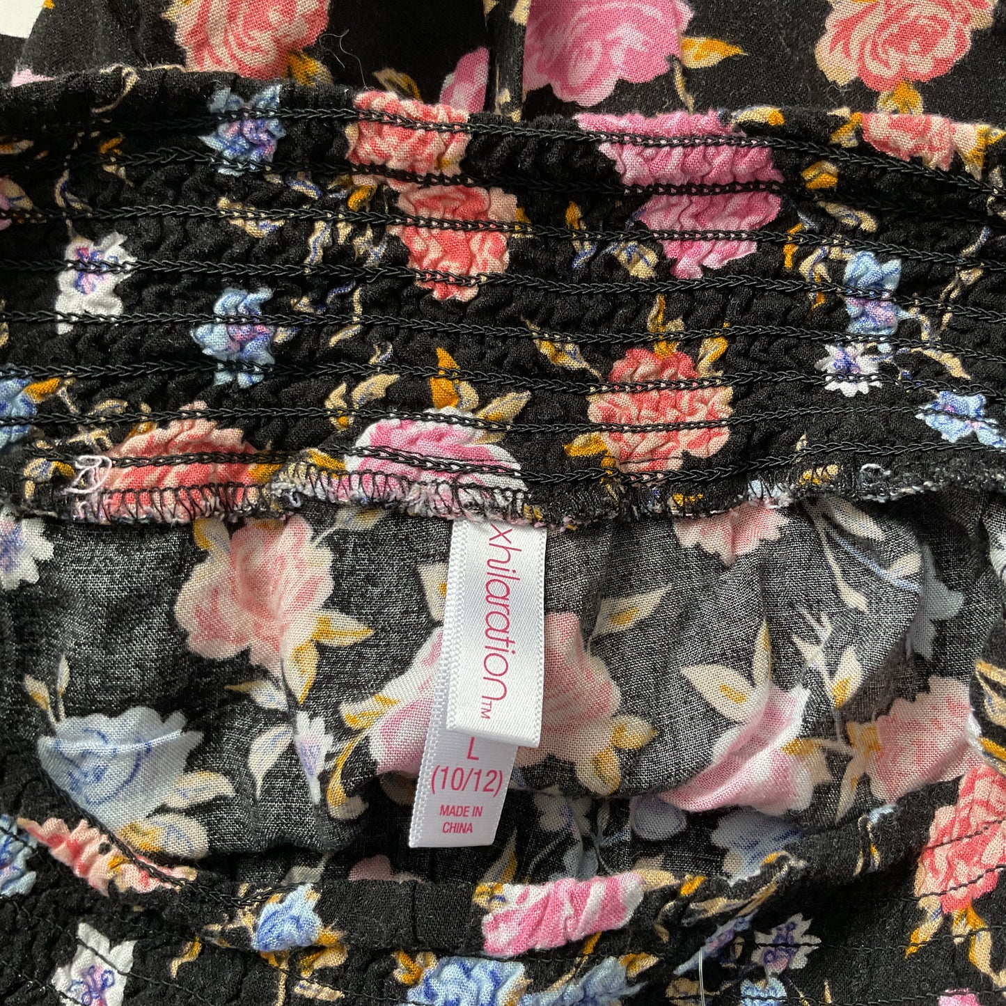 Xhilaration Floral Summer Girls Shorts Size L(10/12).