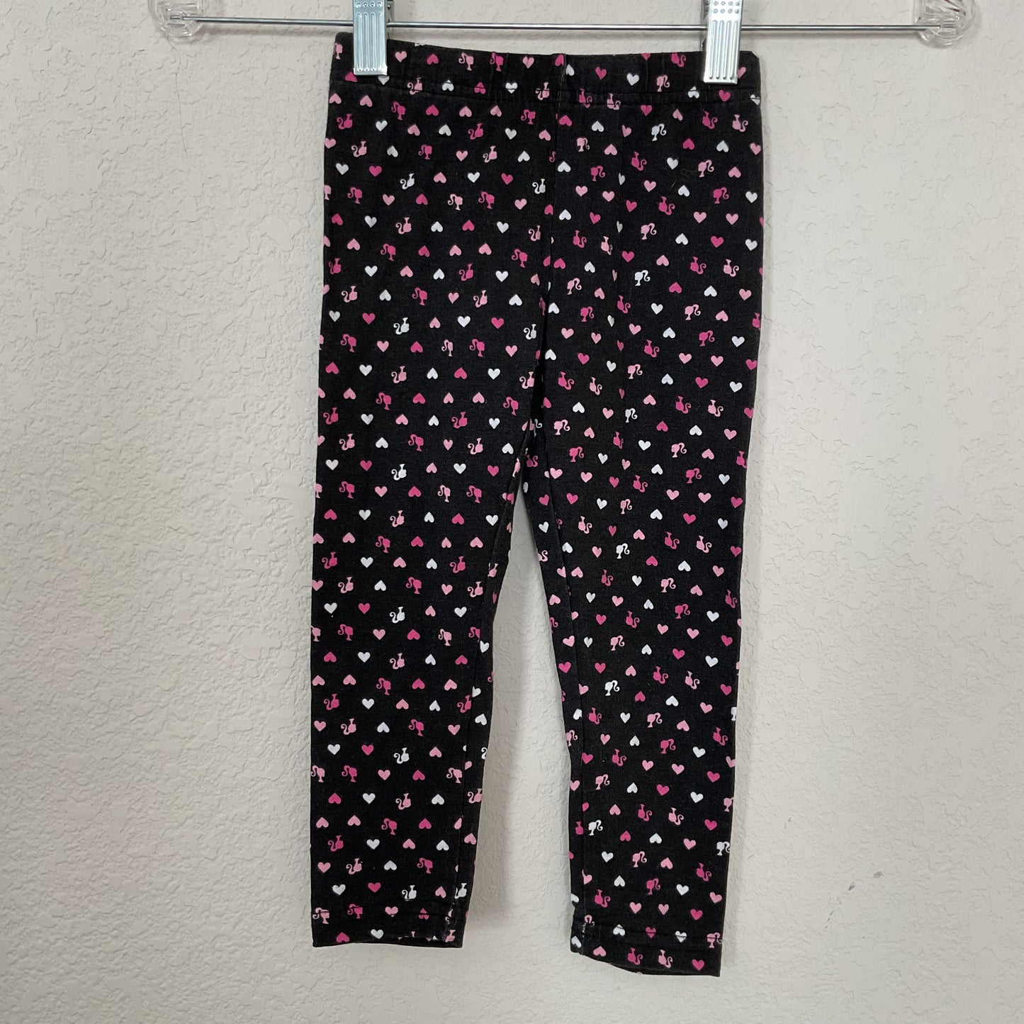 Barbie Classic Graphics Girls Leggings Size 4.