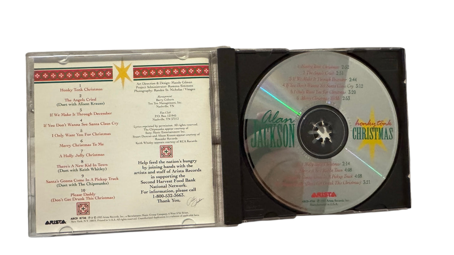 Alan Jackson- Honky Tonk Christmas CD (1993)