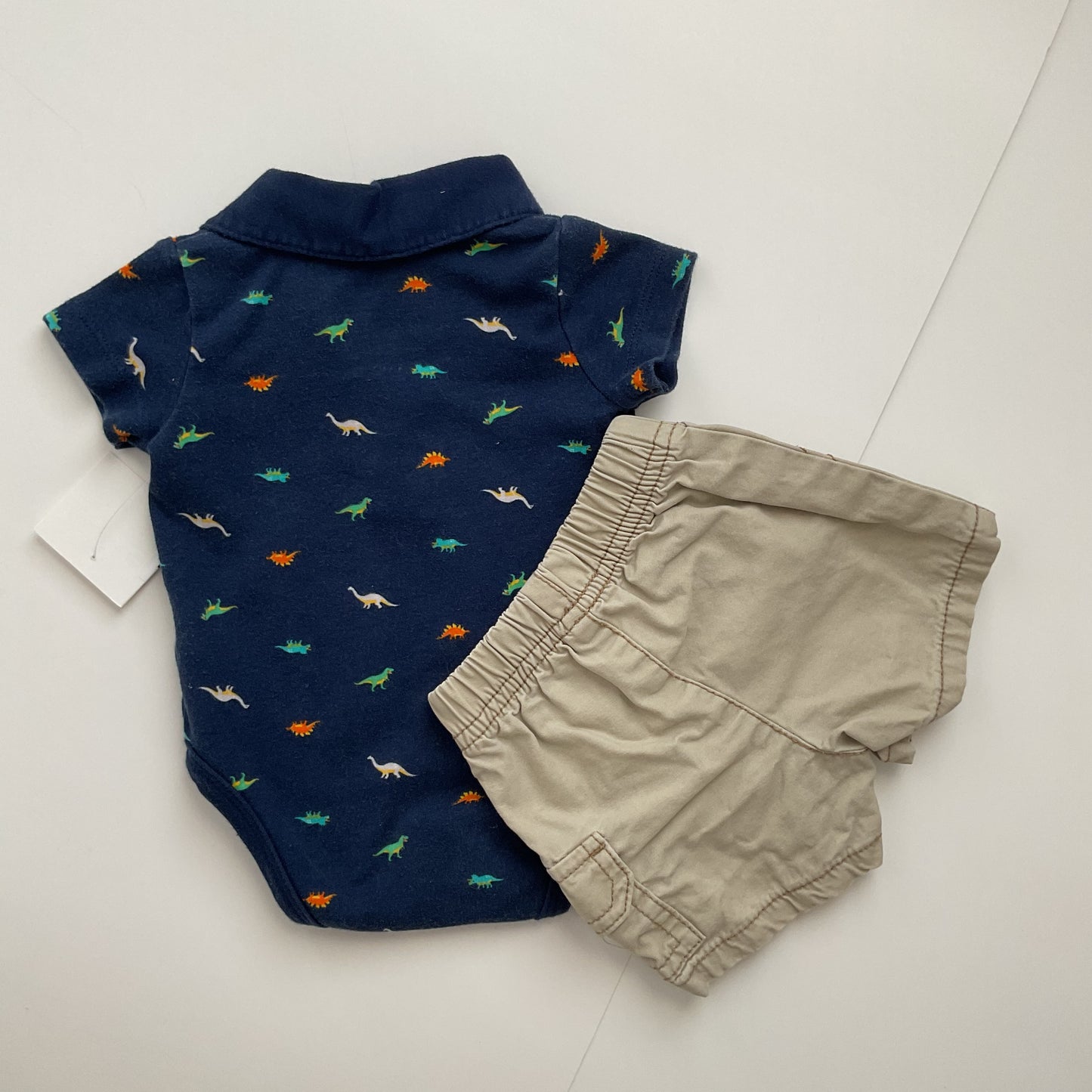 Carters Polo Shirt And Cargo Shorts Baby Boy Set 3M.