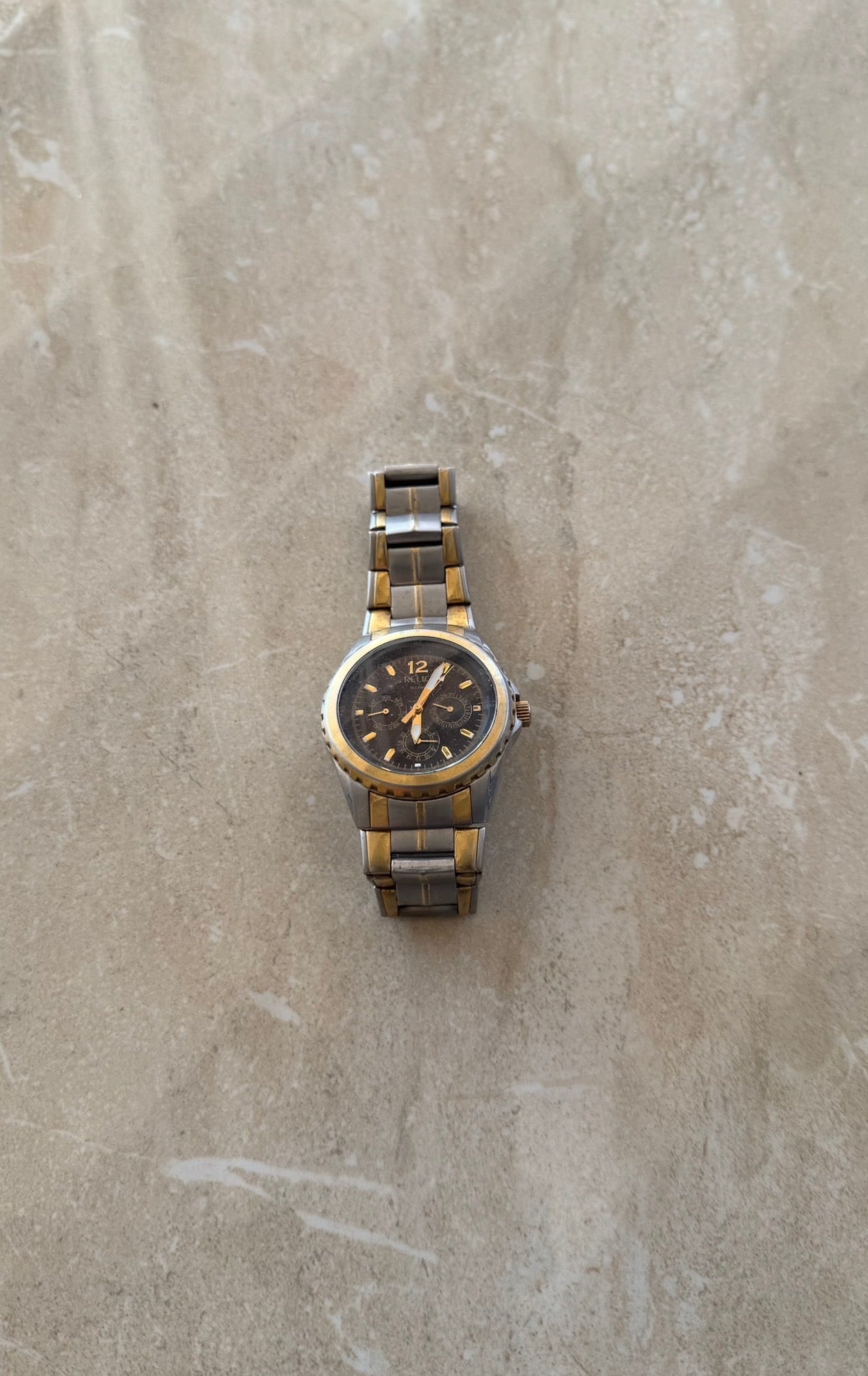 Men's Relic by Fossil Two-Tone Stainless Steel Multi-Function Watch