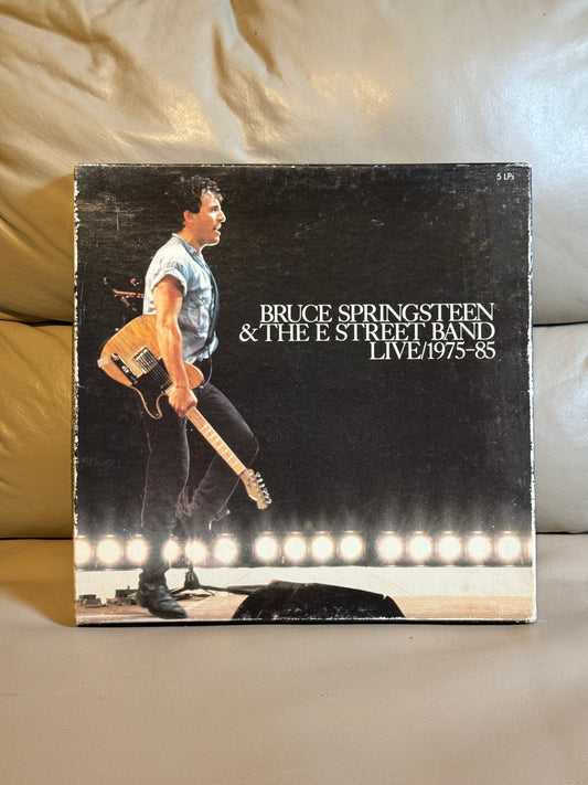 Bruce Springsteen LIVE / 1975-85 RARE out of print 5 x LP vinyl box set '86