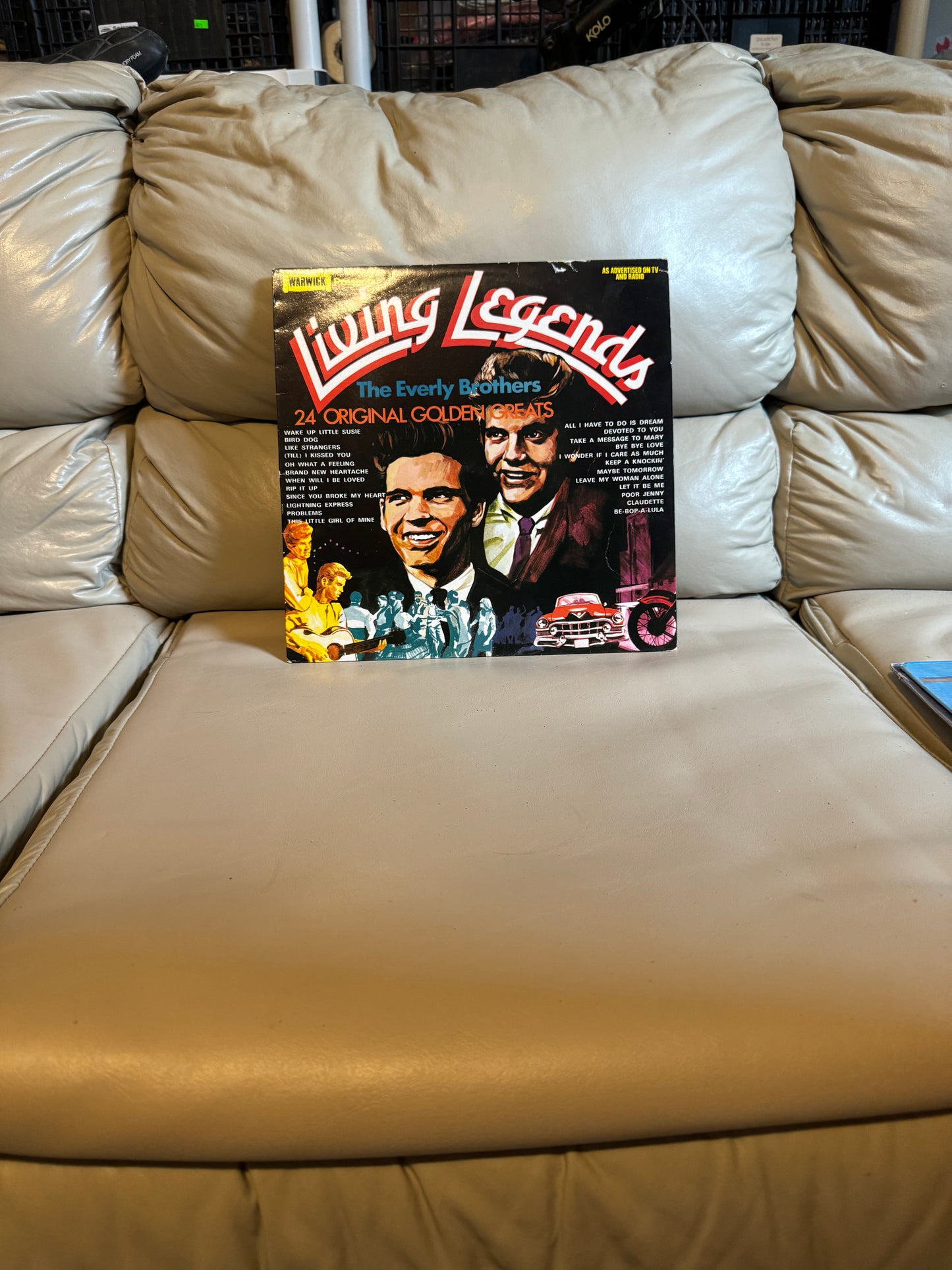The Everly Brothers - Living Legends - Vinyl Record LP RARE Orange vinyl