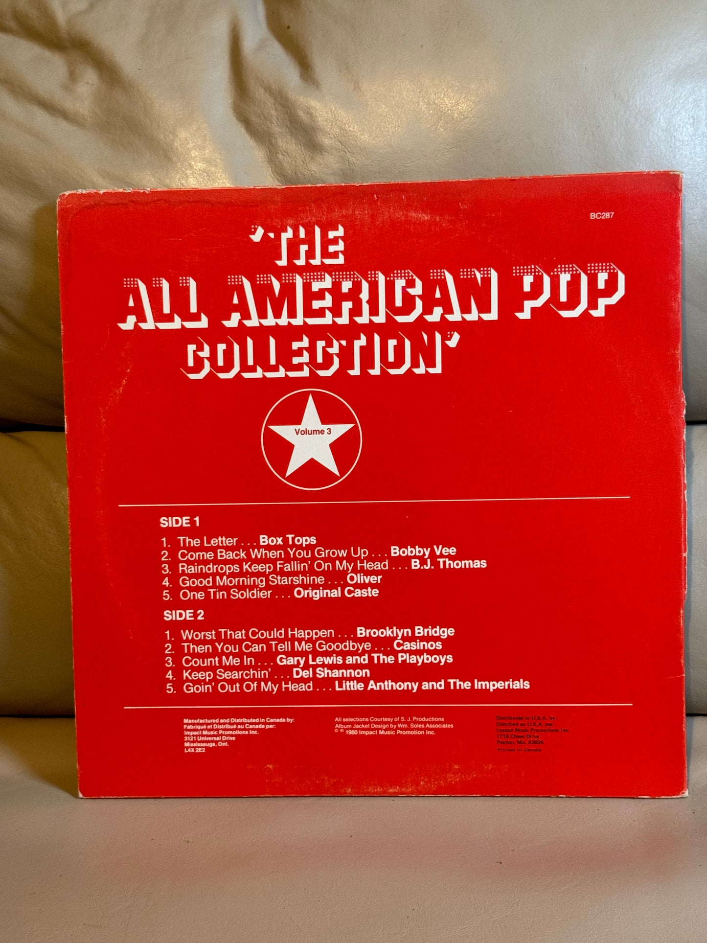 The All American Pop Collection Volume 3 Vinyl LP Album