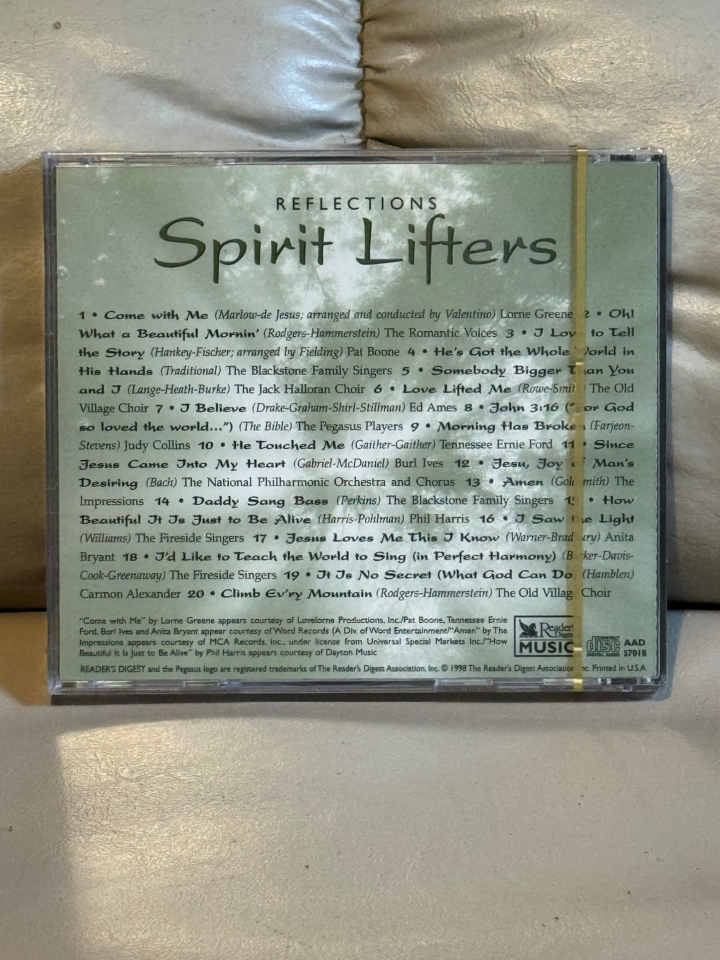 Readers Digest Reflections Spirit Lifters CD NEW FACTORY SEALED