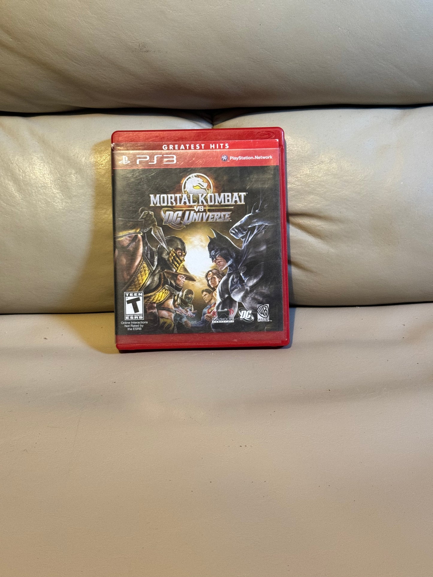 Mortal Kombat vs. DC Universe Greatest Hits (PS3) CIB w/ case and manual