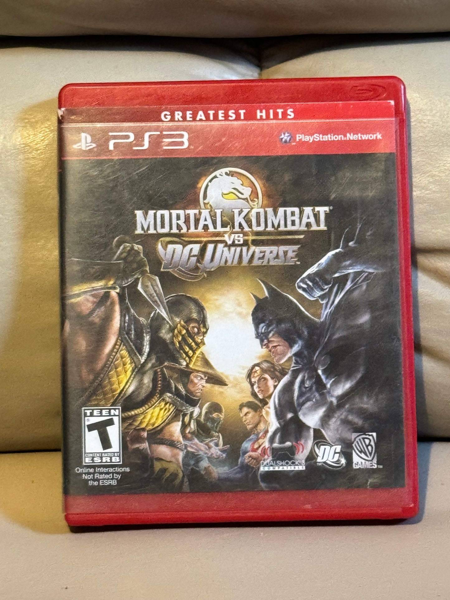 Mortal Kombat vs. DC Universe Greatest Hits (PS3) CIB w/ case and manual