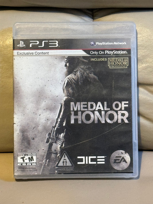 Medal of Honor (PlayStation 3, 2010) PS3 Video Game Complete Tested Works