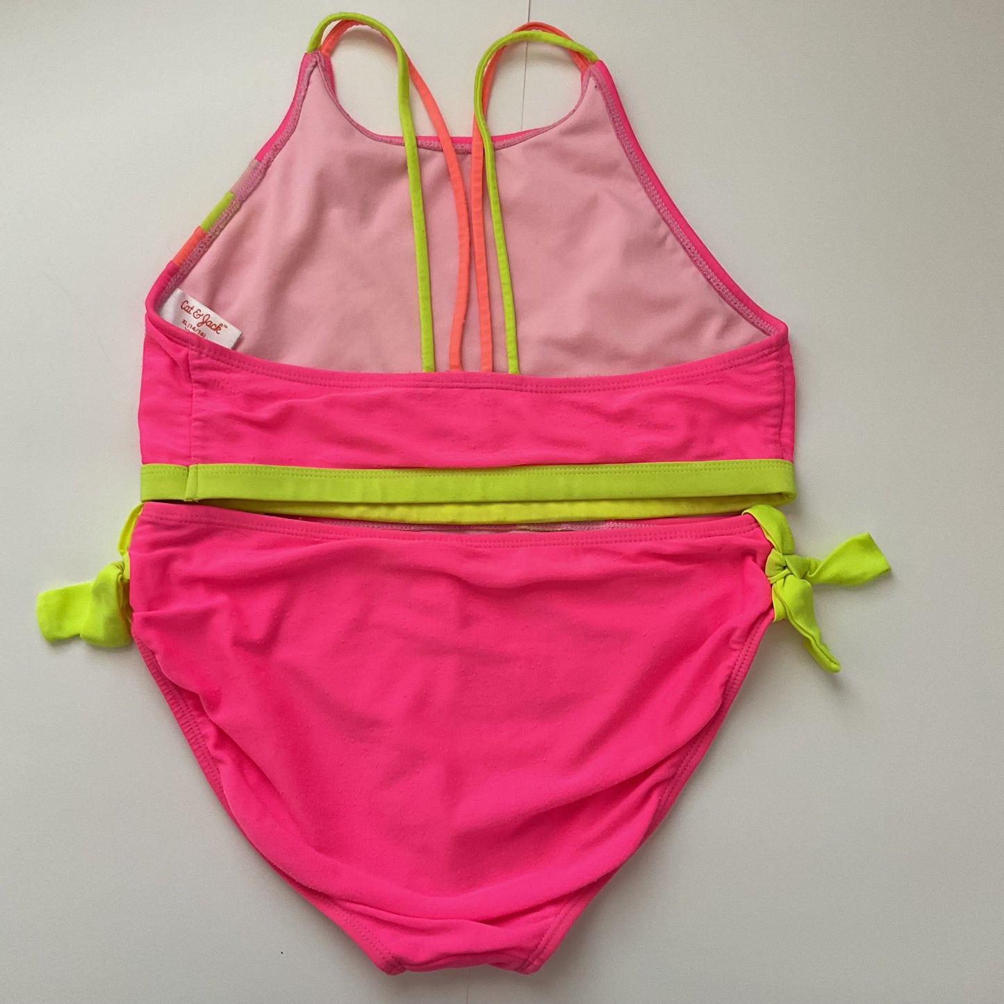 Cat&Jack Two Piece Girls Swimsuit Size XL(14-16).