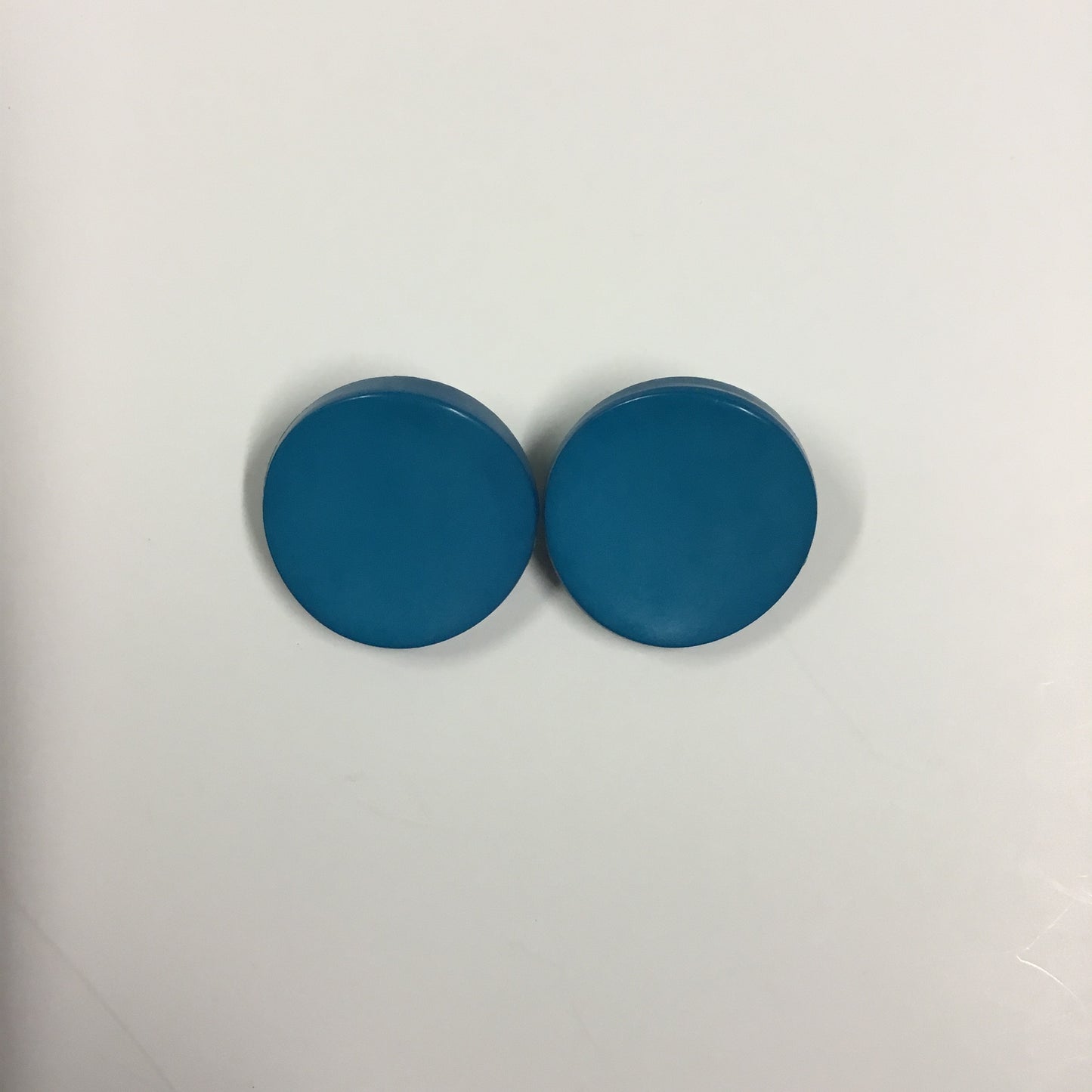 Vintage 80’s Blue Clip-On Earrings