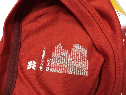 All In Motion Red Star Sweat Shirt