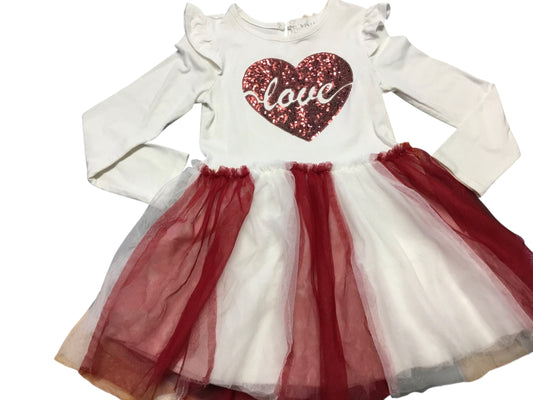 Btween Heart Design Girl’s Dress