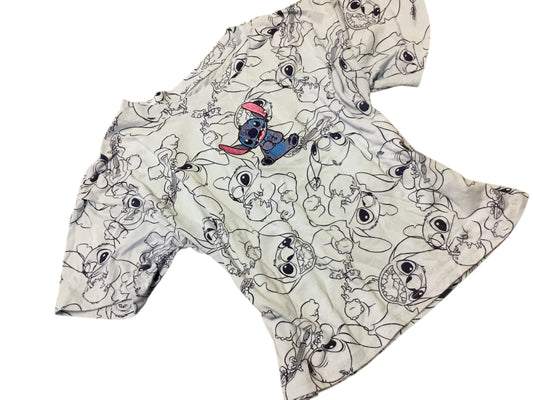 Disney Girl's Blouse with Stitch Design