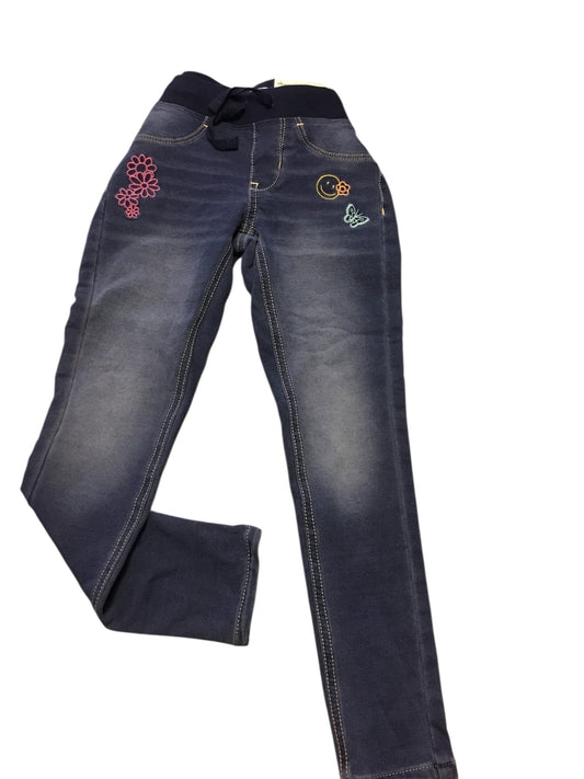 NWT SO Girl's Flower-Embroidered Pants