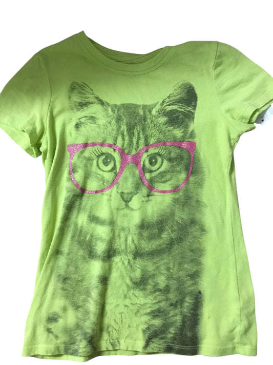 Girls' Blouse With Kitten Print