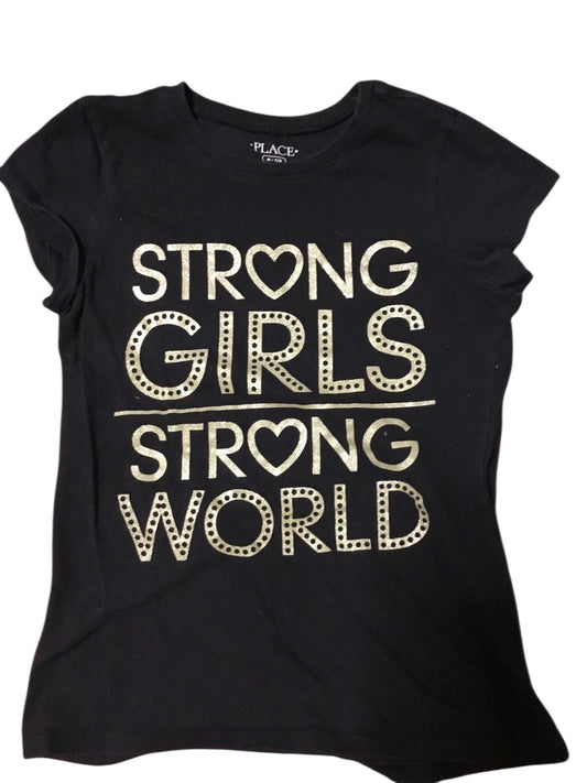 Place Girl's Blouse With Letter Print