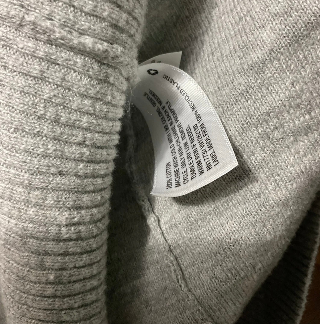 Mossimo Gray Women Cardigan Size M