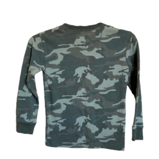 Faded Glory Long Sleeve Camouflage Boys Shirt Size S(6-7)