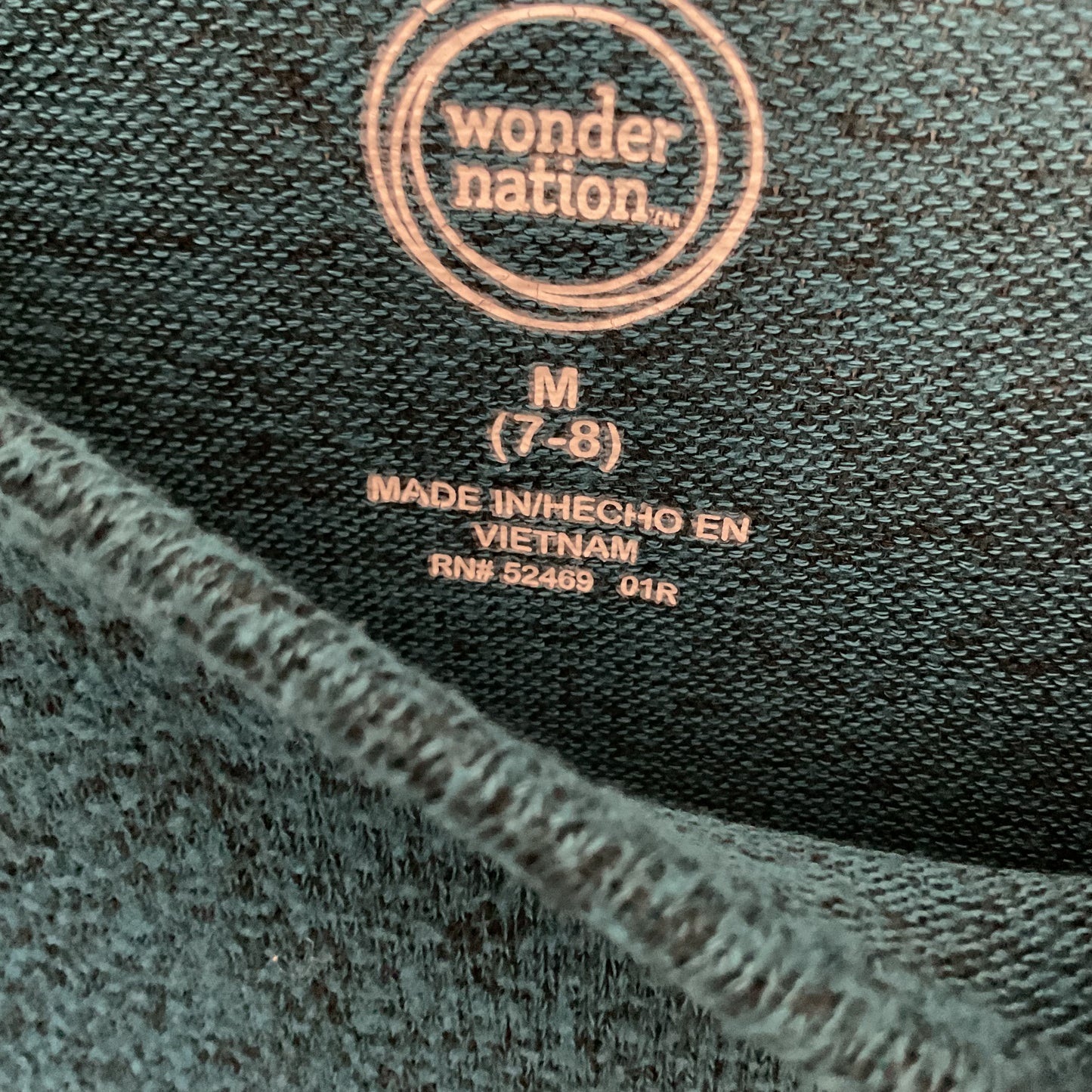 Wonder Nation Knitted 3/4 Sleeve Girls Blouse Size M(7/8)