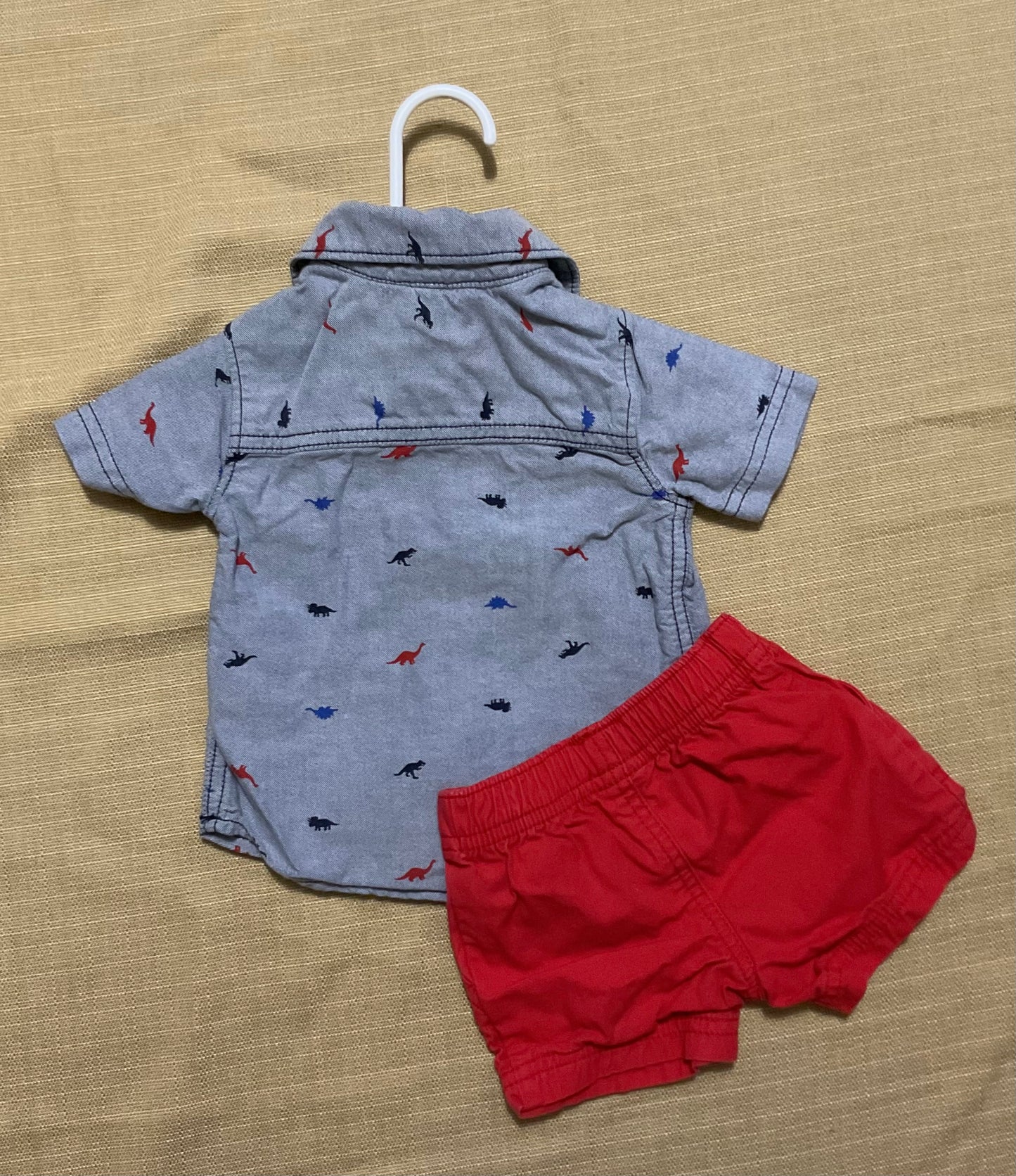 Carters Baby Boy Dress Shirt And Shorts Size 3 Months