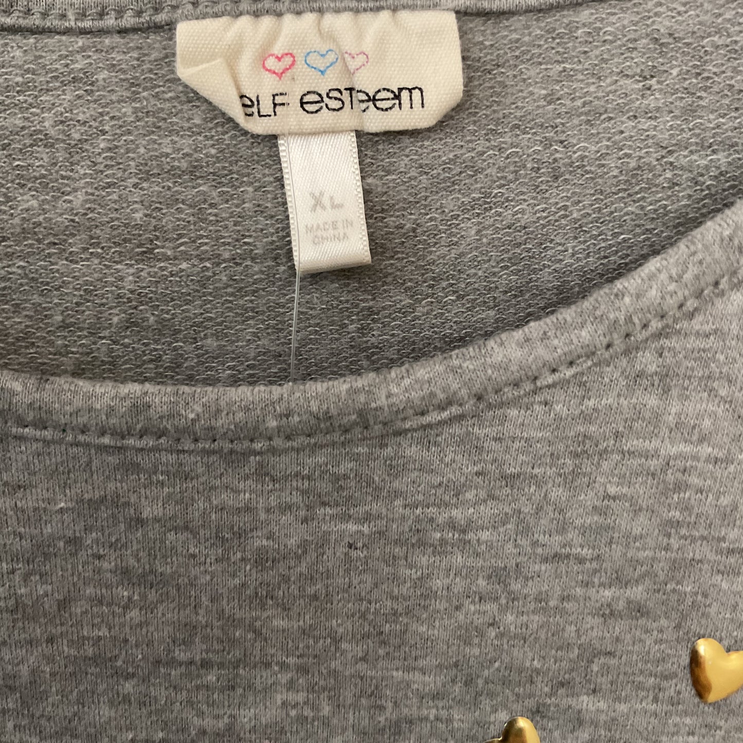 Self Esteem Pullover Girls Graphics Sweatshirt Size XL(14-16)