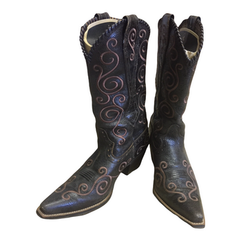 Lariat Leather Boots