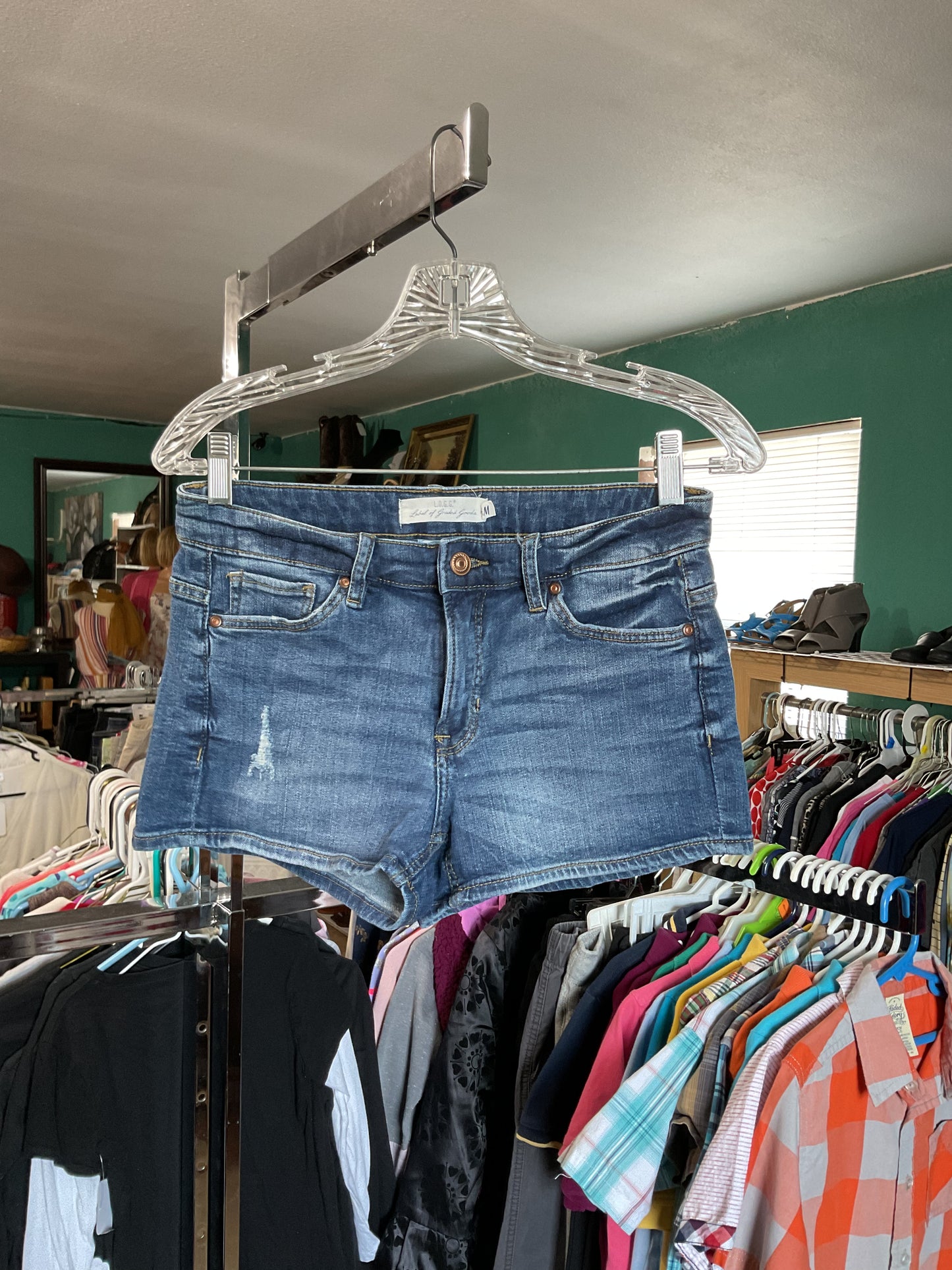 L.O.G.G. By H&M Misses Denim Shorts Size 8