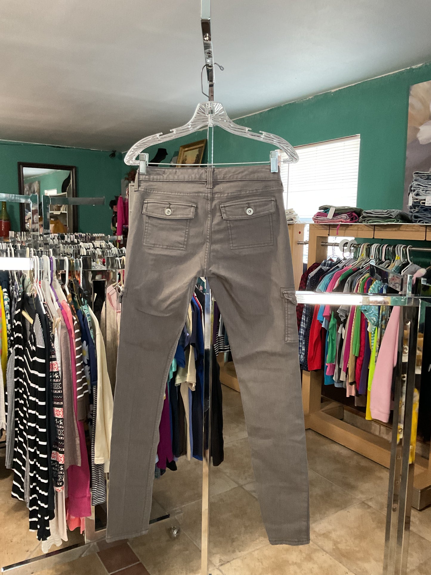 Arizona Cargo Super Skinny Khaki Jr’s Pants Size 5