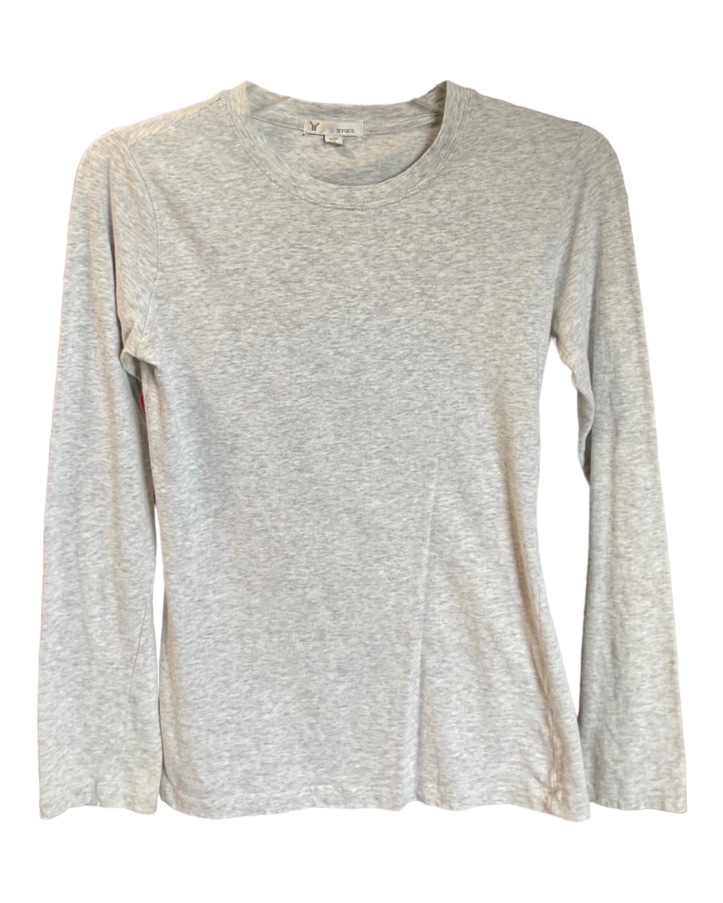 Tresics Basic Long Sleeve Gray Active Women’s Shirt Size L