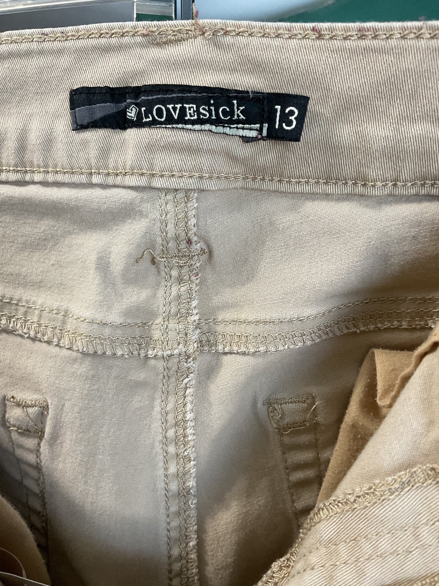 Lovestick Skinny Jr’s Khaki Pants Size 13