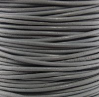 Round Leather Cord, 1.0mm, 5 Meter Pack