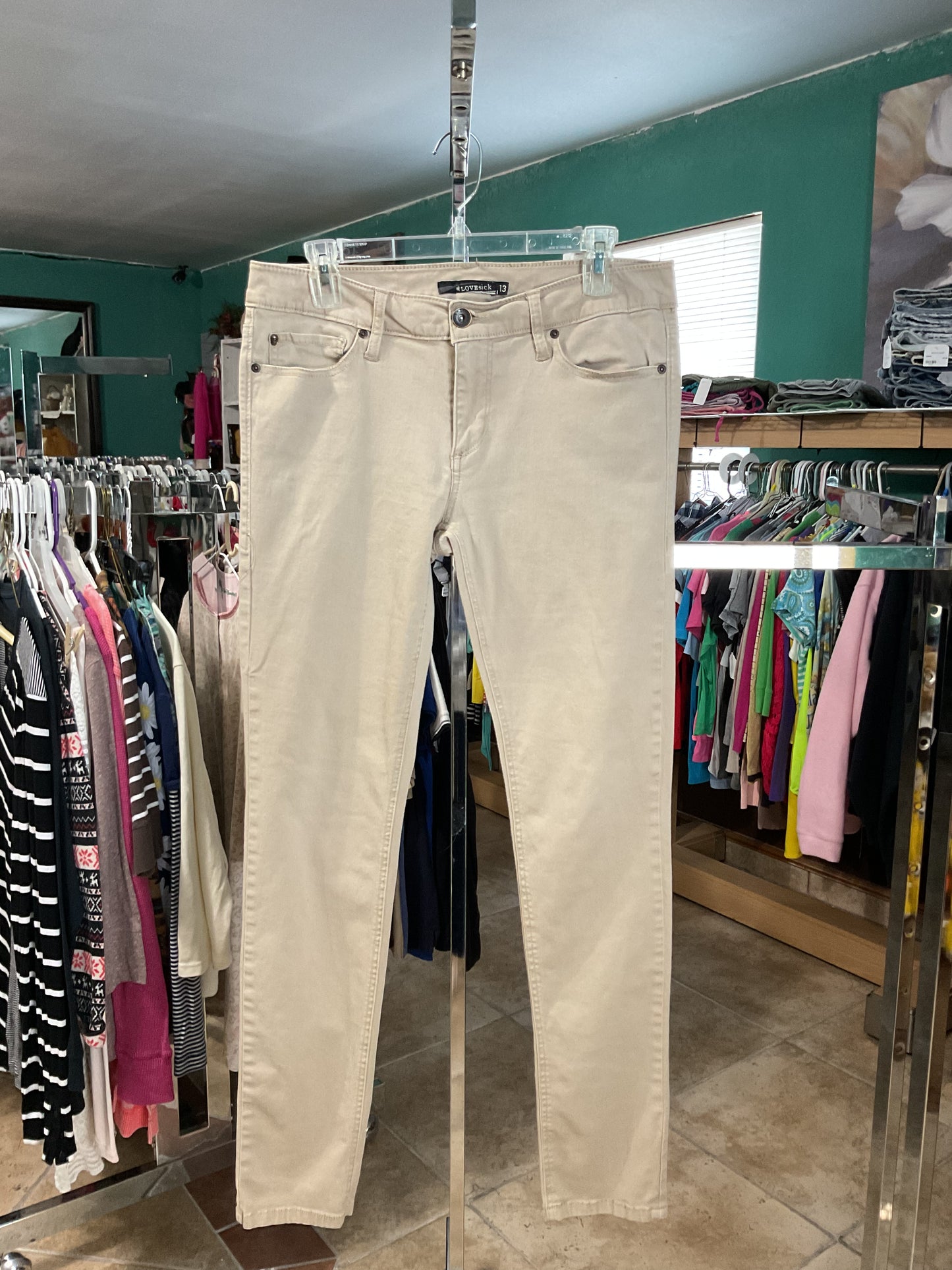 Lovestick Skinny Jr’s Khaki Pants Size 13