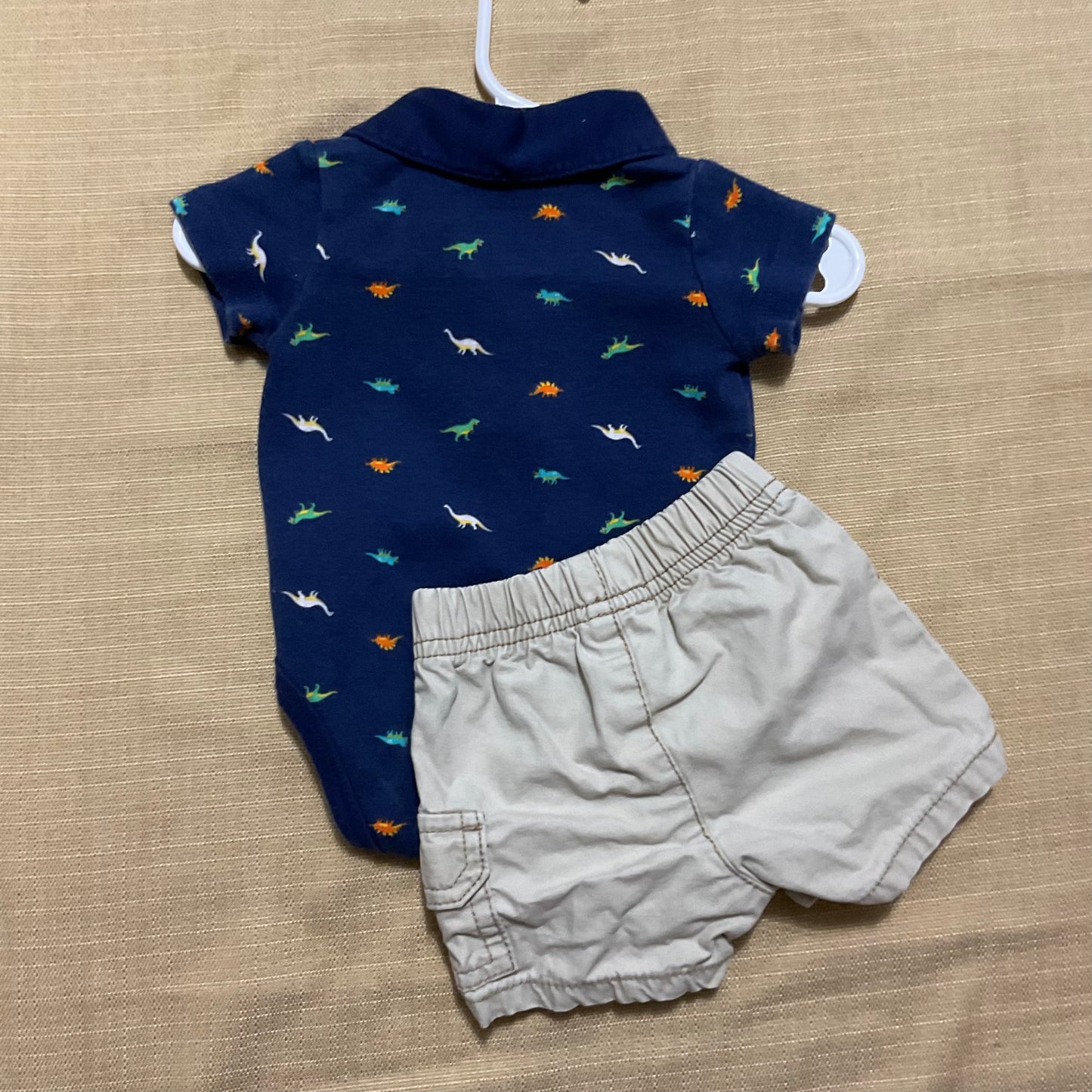 Carters Polo Shirt And Cargo Shorts Baby Boy Set 3M.