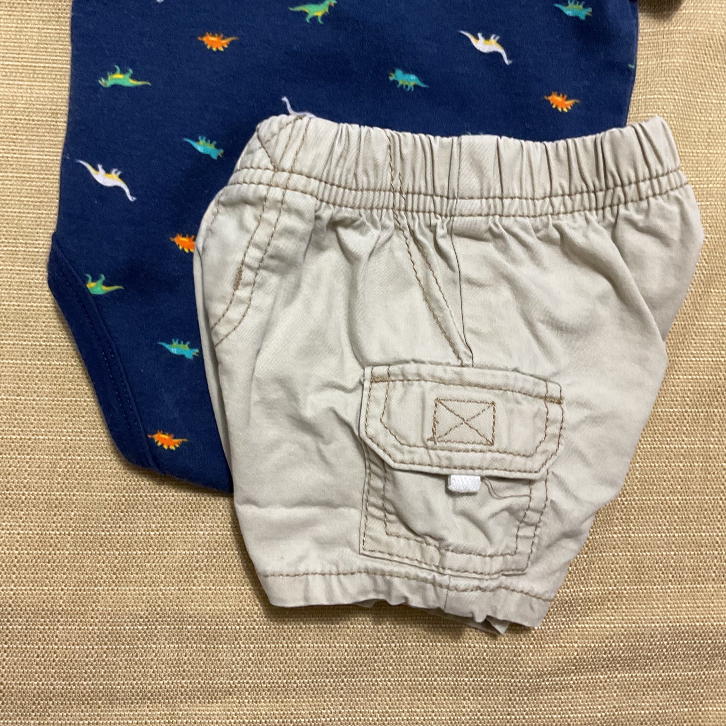 Carters Polo Shirt And Cargo Shorts Baby Boy Set 3M.