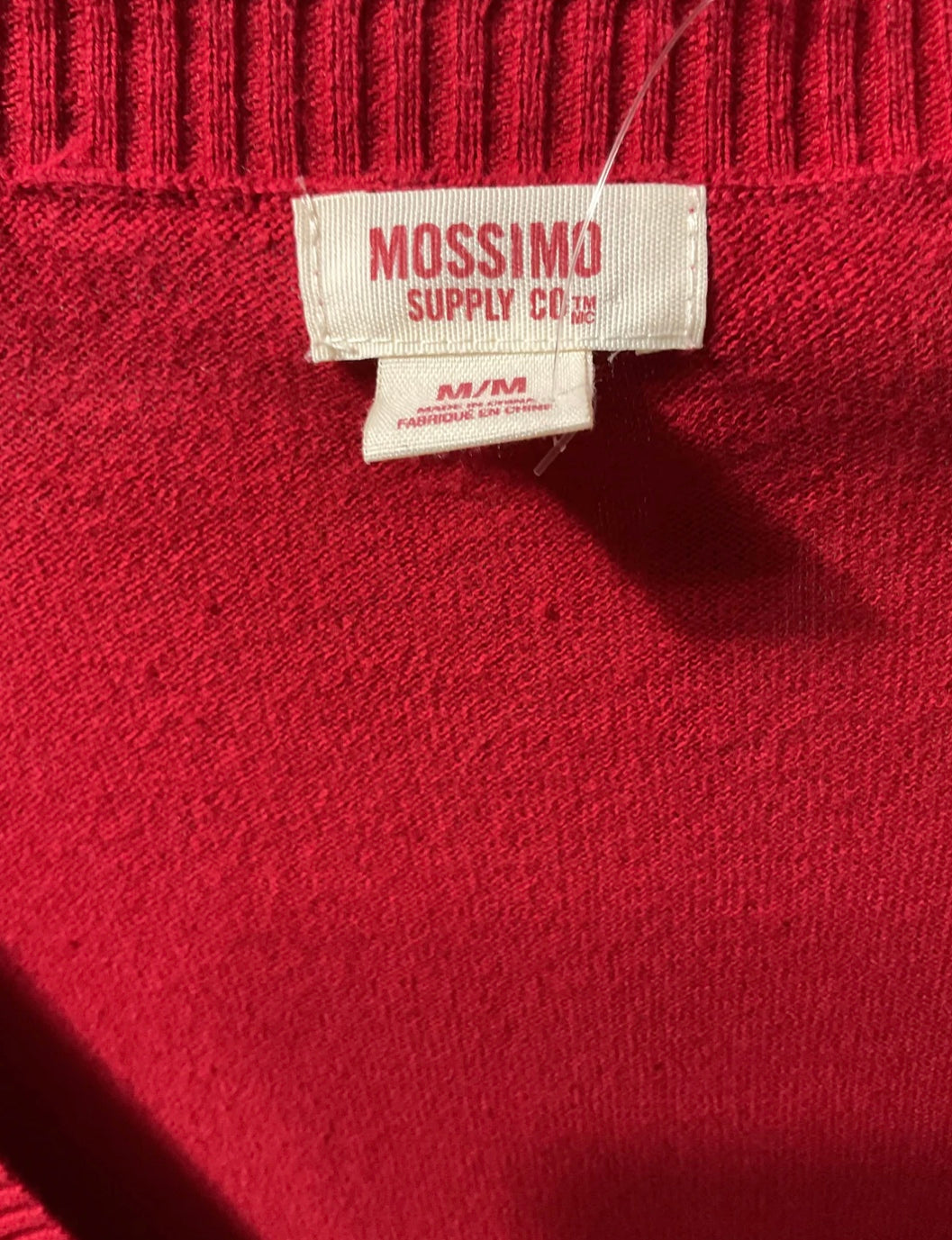 Mossimo 3/4 Sleeve Classic Red Women Cardigan Size M