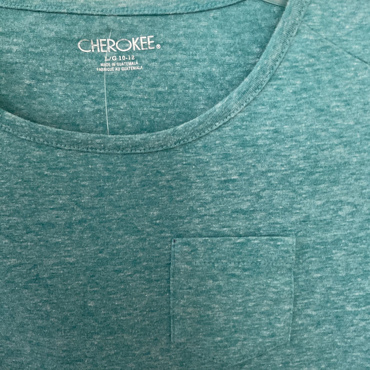 Basic Cherokee 3/4 Sleeve Girls Blouse Size L(10/12)