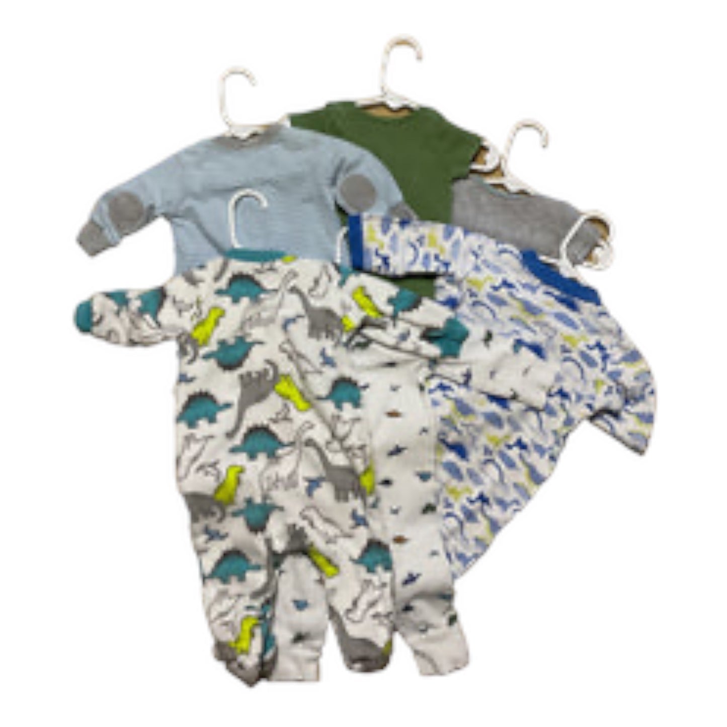 Dinosaur Themed 6 Piece Baby Boy Wardrobe Size 0-3 Months