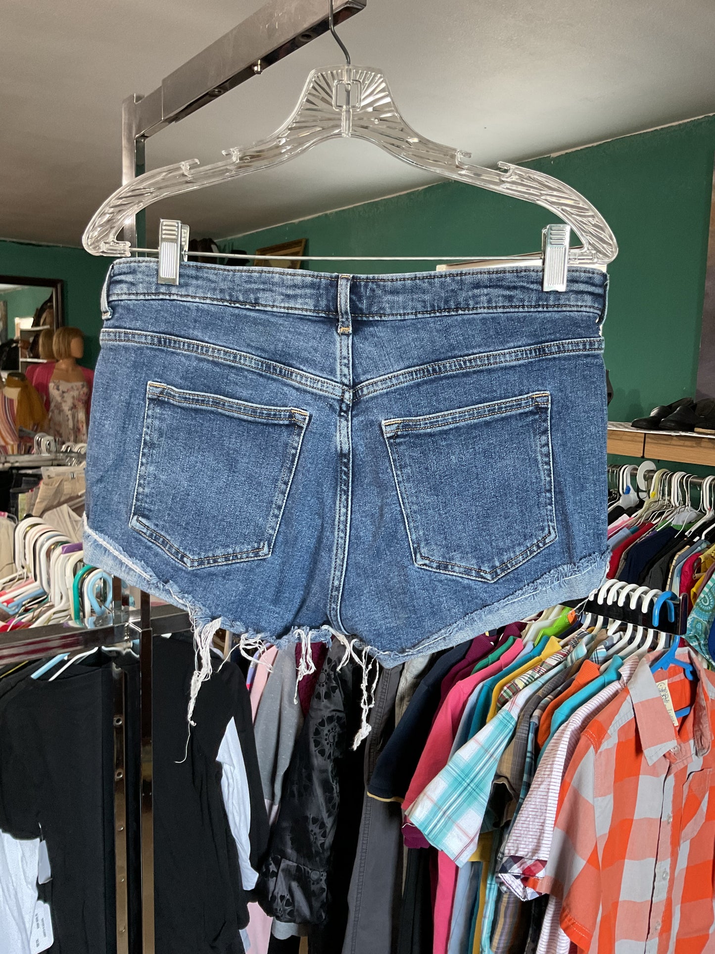 H&M Misses Daisy Dukes Denim Shorts Size 8