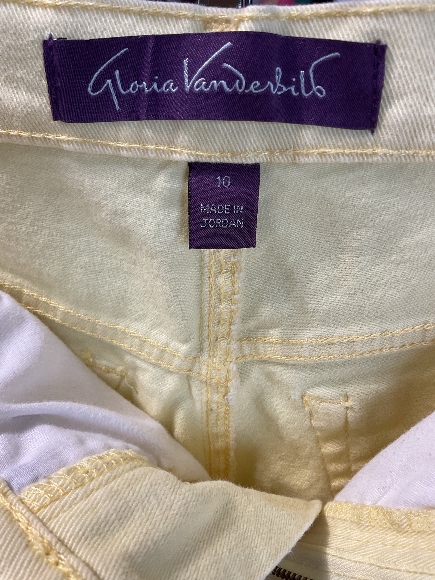 Gloria Vanderbilt Women’s High Rise Capri Pants Size 10