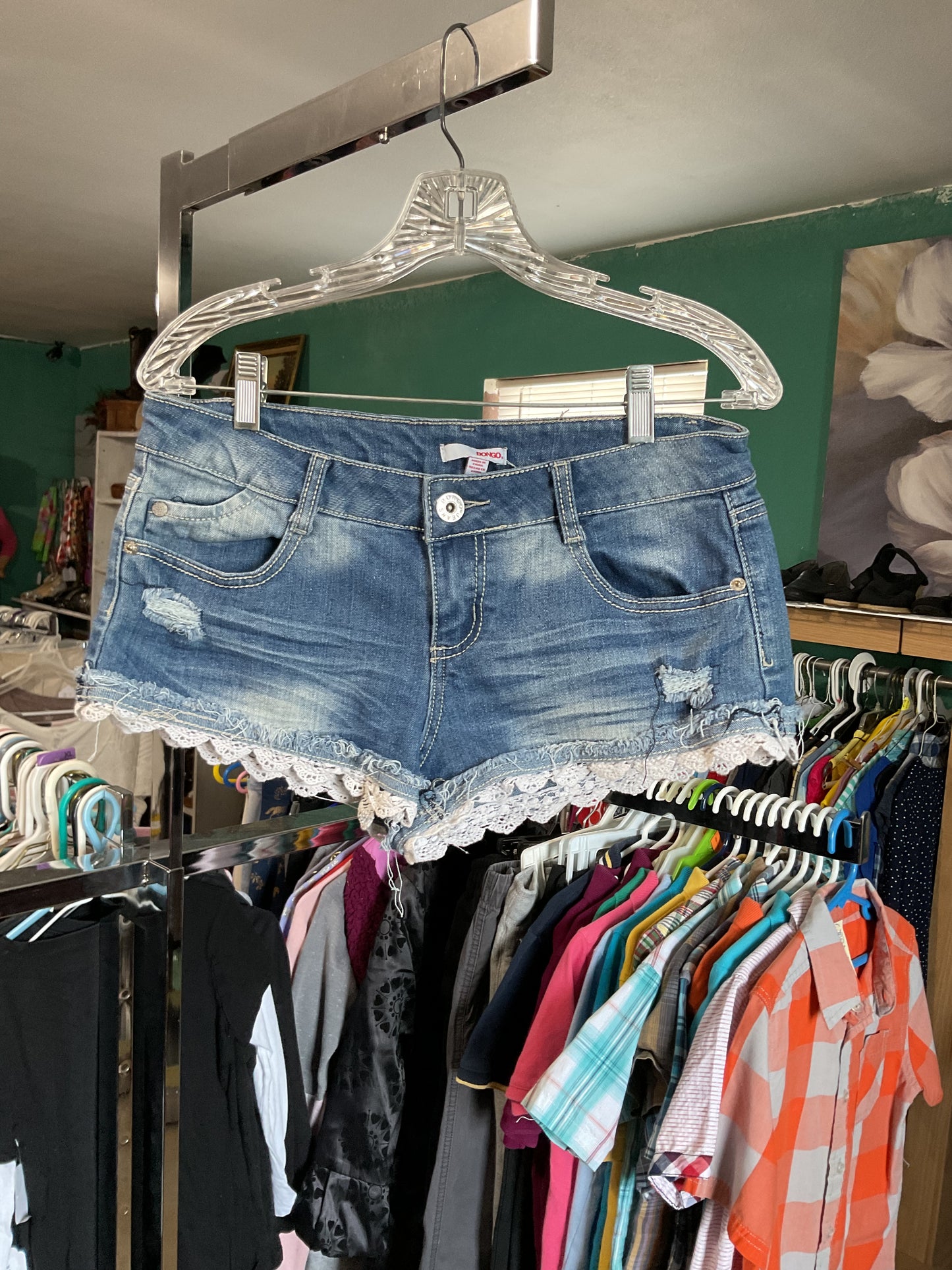 Bongo Misses Daisy Dukes Denim Shorts Size 9