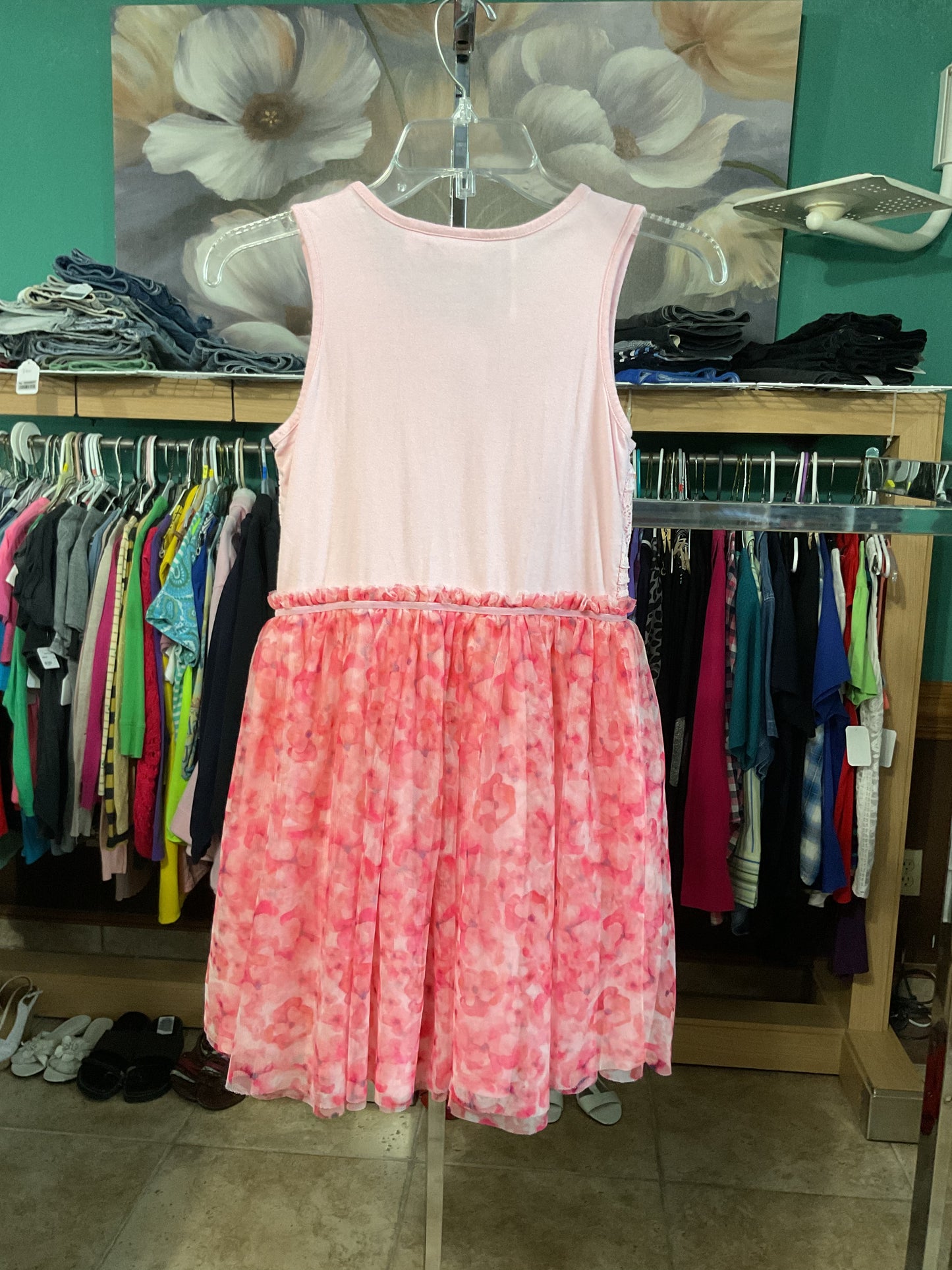 Place Sleeveless Spring  Girls Dress Size M(10-12)