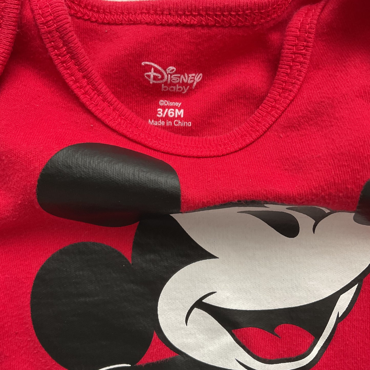 Mickey Mouse From Disney World Baby Boy Single Onesie Size 3-6M