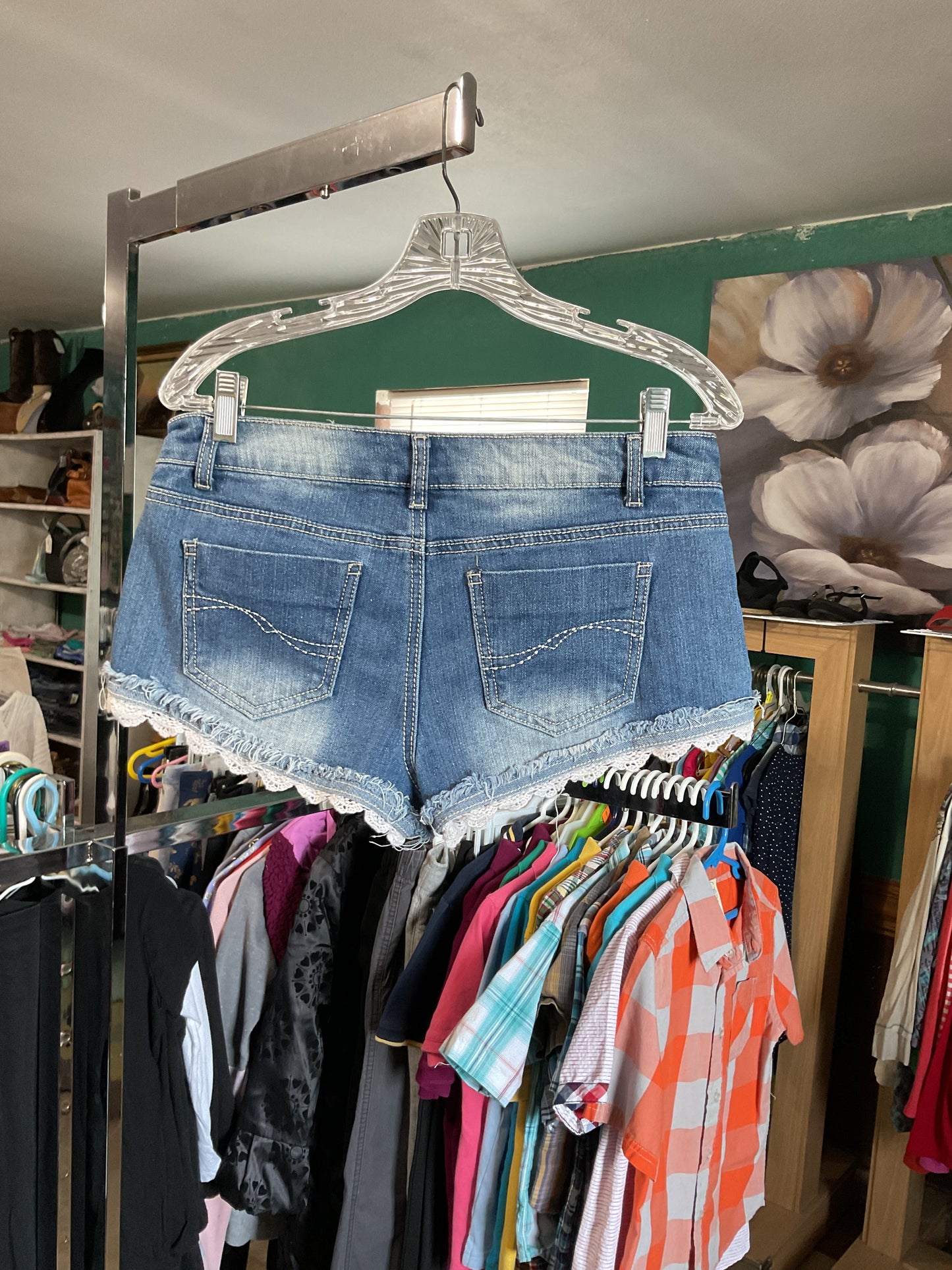 Bongo Misses Daisy Dukes Denim Shorts Size 9