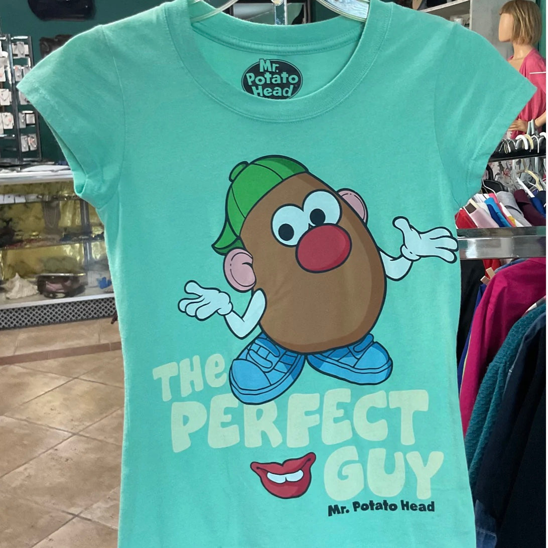 Mr Potato Graphic Women’s T-shirt Size S.