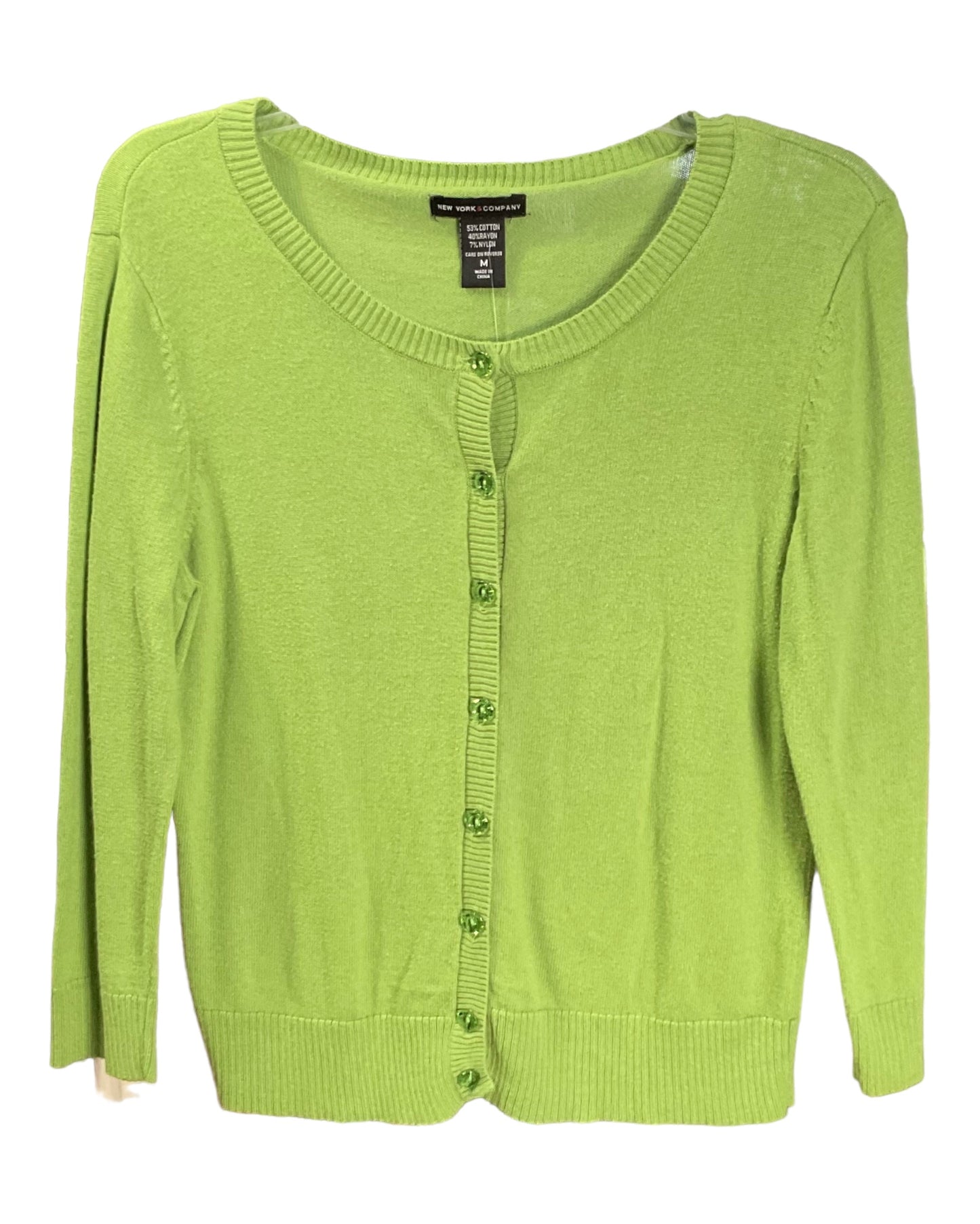 New York & Company 3/4 Sleeve Women’s Cardigan SizeM