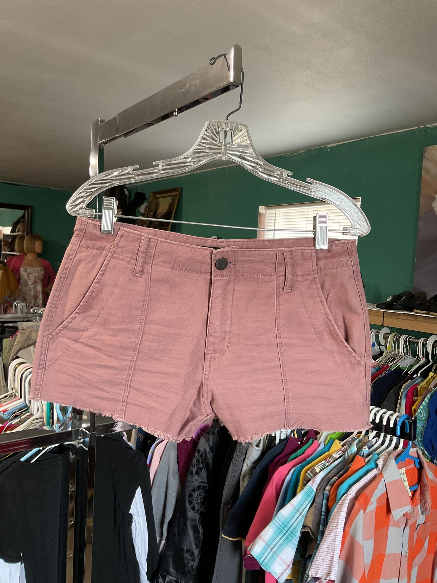 Aeropostale Misses Blush Pink Cotton Shorts Size 6