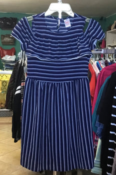 Wonder Nation Girls Striped Dress