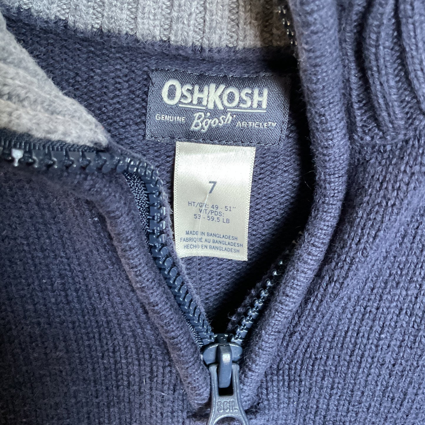 Oshkosh B’Gosh Knitted Boys Sweater Size 7